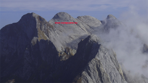 Monte Cavallo, in primo piano il monte Contrario, veduta dal monte Grondilice