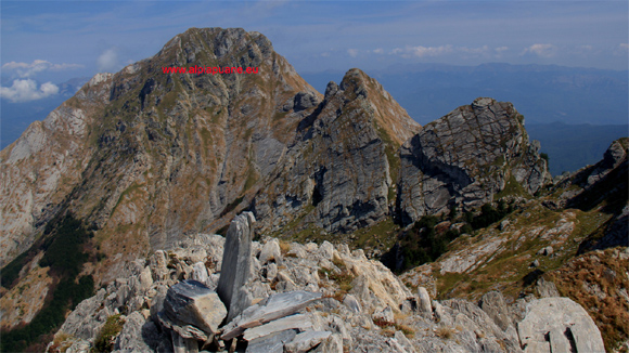 Monte Pisanino,veduta dal Pizzo d'Uccello