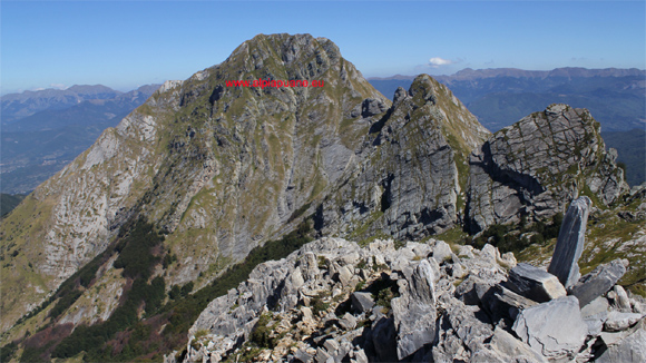 Monte Pisanino, veduta dal monte Contrario
