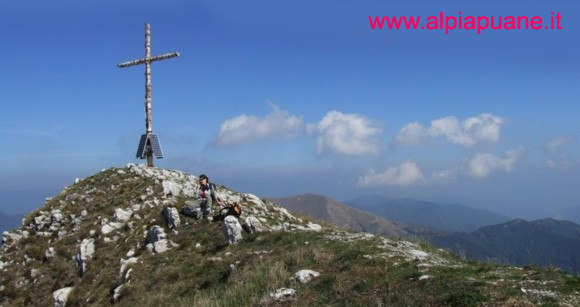 Monte Prana con la grande croce