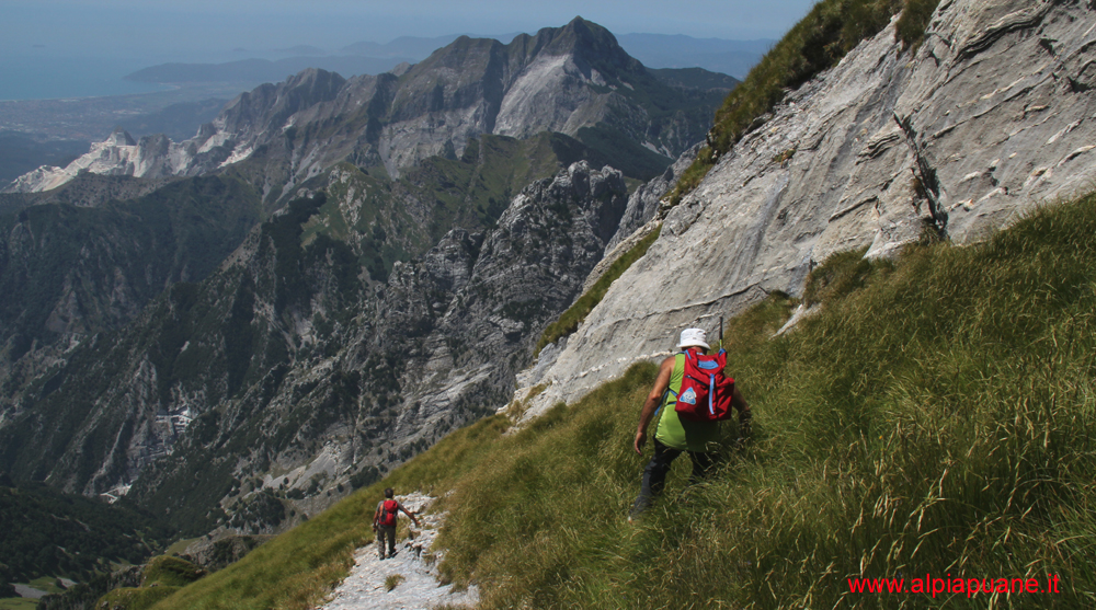 Discesa dal monte Cavallo