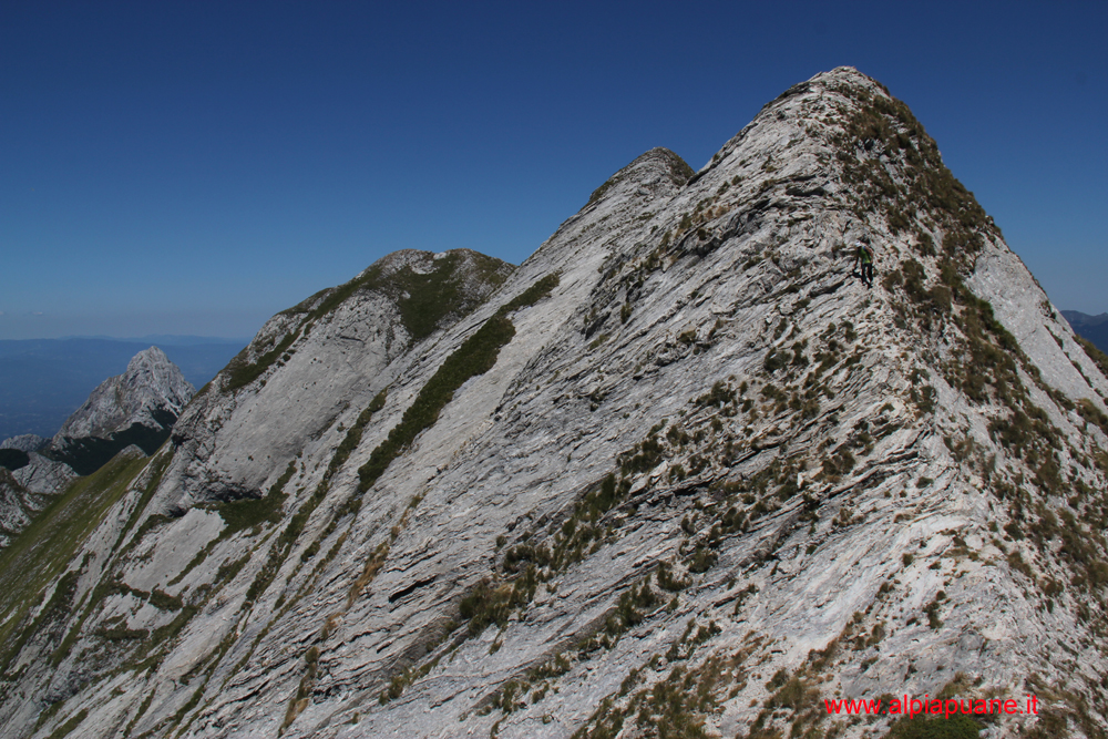 Discesa dal monte Cavallo