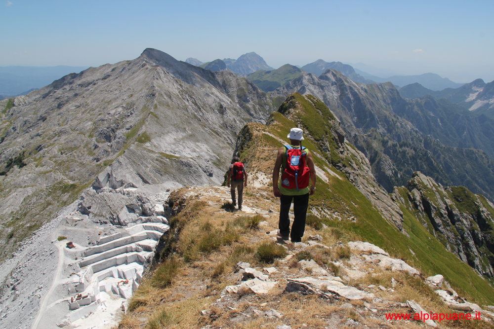 Discesa dal monte Cavallo
