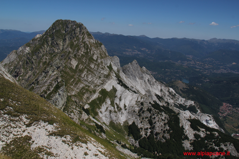 Veduta monte Pisanino dal monte Cavallo