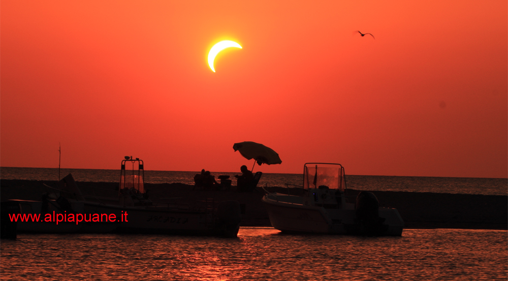 Eclissi solare 12 agosto 2026 da Bocca di Serchio