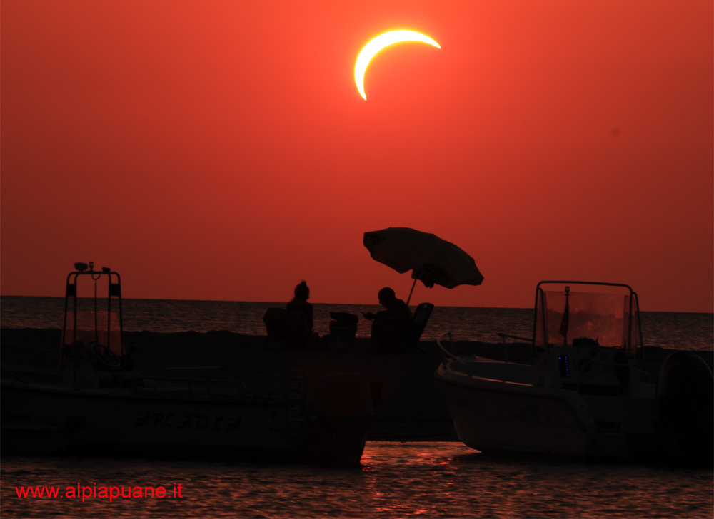 Eclissi solare 12 agosto 2026 da Bocca di Serchio