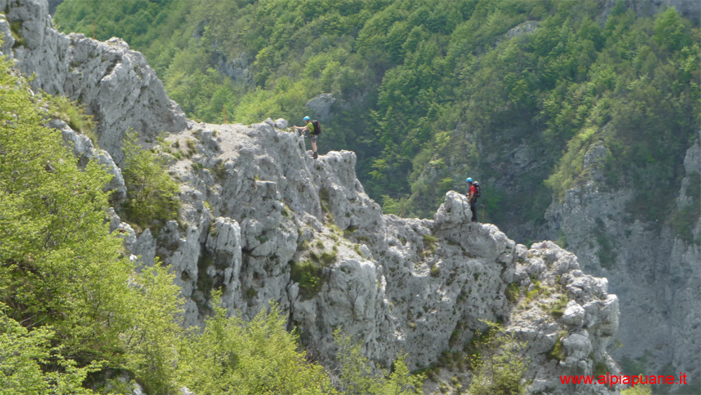 Ferrata Salvatori per il monte Forato