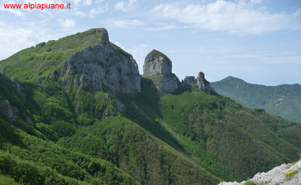 Monte Nona e Procinto dalla ferrata per il monte Forato